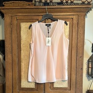 Dkny Pink Sleeveless Camisole Blouse
